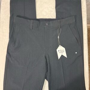 NWT 1764 Signature Wilkes Pants 30x32 Black Performance Golf Pants